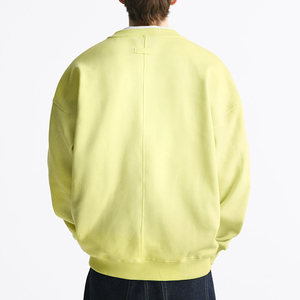 Sudadera de Cuello Redondo Unisex de Alta Calidad para Invierno, Estilo Formal, 350 GSM, Felpa de Algodón Transpirable, Hombros Caídos, Personalizable - Product Image 2