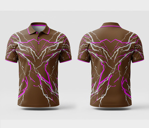 Full Sublimation Polo Shirt – High Performance Athletic Wear for Men Women Youth Quick-Dry Dry-Fit Active Polo - Product Image 4