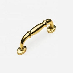 Poignée de barre en laiton brossé antique, finition dorée, quincaillerie de meubles pour armoire, tiroir, commode, porte de placard, maison, bureau - Product Image 6