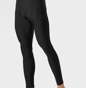 Best Selling Mens Casual Fitness Leggings Breathable Cotton Fabric Mid Waist Custom Compression Leggings Tights Low MOQ - Product Image 2