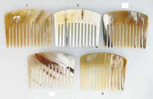 Peigne à cheveux en corne de vache fait main, forme naturelle, poli, durable, moderne, écologique, cadeaux pour la maison et le bureau, MN EXPORTS - Product Image 3
