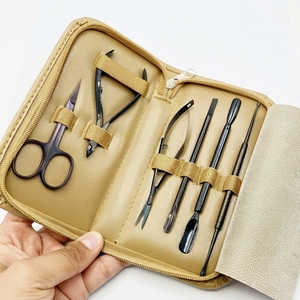 Kit de Herramientas para Manicura y Pedicura: Empujadores de Cutículas, Cortaúñas y Tijeras de Resorte - Product Image 6