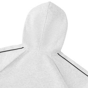 Collection Automne-Hiver – Gilets à Capuche Ample Unicolore Style Américain pour Hommes et Femmes – 380G – Coutures apparentes - Product Image 6