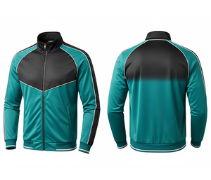 Chaqueta Deportiva Sublimada Premium con Cierre Completo, Ropa para Correr y Fitness, Cálida, Transpirable y de Secado Rápido |   Tallas Hombre Mujer Juvenil - Product Image 2