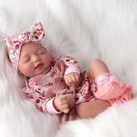 Muñecas Bebé Reborn Realistas Babeside Eli de 17 Pulgadas, Muñeca Bebé Recién Nacida Realista, Hecha a Mano