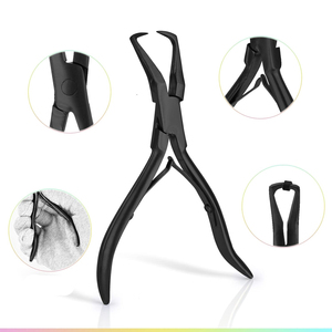 Durable Stainless Steel Hair <b>Extension</b> Plier Kit for Micro Ring Loop Needle and <b>Bead</b> Application Salon Tools Set - Product Image 3