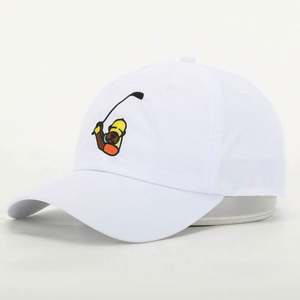 Gorra de Béisbol Deportiva Personalizada OEM, de 6 Paneles, Blanca, de Secado Rápido, con Logotipo Bordado, Estilo Golf Dad Hat - Product Image 1