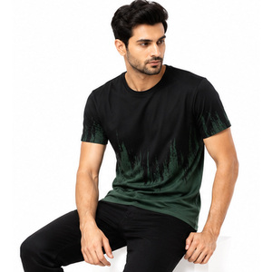 T-shirt en coton pour homme, tissu respirant et doux, manches courtes, personnalisation de la marque, fabrication OEM ODM, fournisseur d'usine, t-shirt en coton personnalisé pour homme - Product Image 5