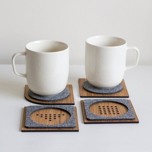 Sous-verre en bois de style artisanal, nouveau design, fabricant de vaisselle en bois - Product Image 2