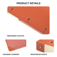 Classeur A4 personnalisé avec logo, 4 anneaux, couleurs Morandi, classeur en plastique durable, sans acide, résistant aux intempéries, pour fournitures de bureau et scolaires