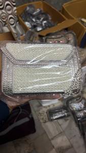 Royal Luxury MOP Box Clutch Handbag with Detachable Chain and Elegant Shell Inlay Design - Product Image 2