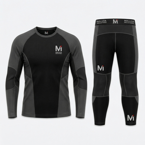 Vêtements de sport unisexes pour la course à pied et l'entraînement, vêtements de performance pour la salle de sport, édition européenne, survêtement Maluza en spandex/polyester - Product Image 1