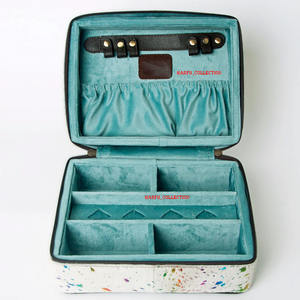 Bolso de mano de cuero para mujer con diseño de piel con efecto salpicado de color, cierre de doble cremallera, estructurado, para llevar en la mano, ideal para la noche o viajes. - Product Image 3