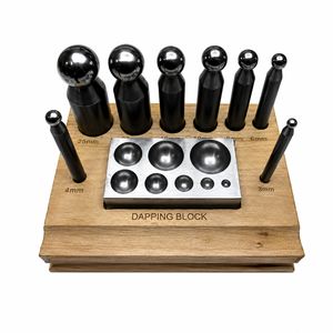 Premium Fine Finishing Dapping Punch Set for Jewelry Making Metal Forming & Silversmithing | Superior Precision Craft Tool - Product Image 2