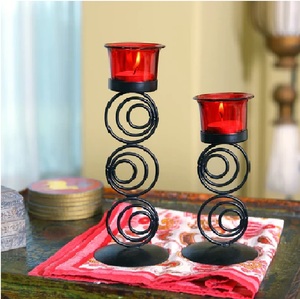 Gold Brass Geometric Candle Holders <b>Set</b> <b>Lanterns</b> Home Decoration Heat Resistant Cylinder Shape - Product Image 4