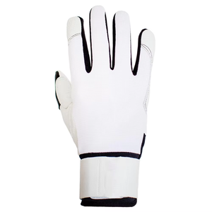 Gants de frappe en cuir blanc OEM pour le sport, ambidextres, avec fermeture auto-agrippante, légers, unisexes pour adultes, vente en gros - Product Image 5