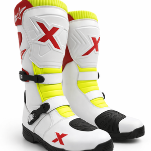 Botas largas de aventura para hombre con logotipo personalizado |   Impermeable |   Calzado de Motociclismo con Estándar CE para Turismo Todoterreno | - Product Image 2