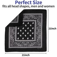 Bandana en toile de coton et polyester personnalisée en gros, imprimé ancre, écharpe écologique sérigraphiée, fabricant OEM ODM Hip Hop