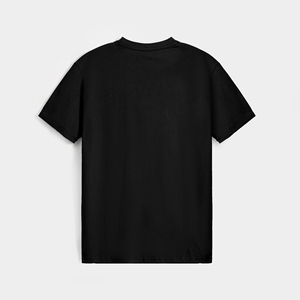 เสื้อยืดลำลองผู้ชายผ้าฟลีซคอตตอนคุณภาพสูง 100% พิมพ์ลายโลโก้ตัวอักษรตามสั่ง ป้องกันการเป็นขุย ทรงหลวม - Product Image 4