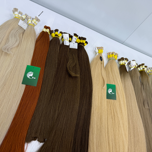 Cuticules cheveux alignés de qualité supérieure en vrac vietnamien cheveux naturels blonds 613 vierge cuticule alignée extension de cheveux humains - Product Image 1
