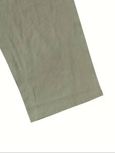 Pantalones Casuales de Lino para Hombre |   Imprescindible para una vacaciones en el campo! Con tela de lino texturizada y cintura con cordón ajustable - Product Image 4