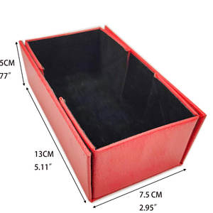 Plateau à dés hexagonal pliable en cuir, taille personnalisée, haute qualité, unisexe, pour jeux de dés à domicile, accessoires de rangement - Product Image 2