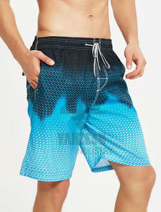 Shorts de bain décontractés grande taille pour hommes, taille élastique, style sportif, vêtements de plage, en polyester/coton, style urbain d'été, séchage rapide - Product Image 5