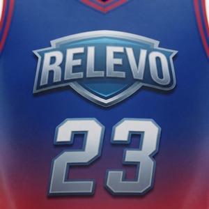 Camiseta de Baloncesto Relevo 23 sin Mangas, Cuello en V, Correa Ajustable, Secado Rápido, Degradado Azul Rojo, Poliéster, Unisex, Adulto, Todas las Temporadas - Product Image 4