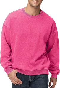 Sweat-shirt épais en coton pour homme, imprimé numérique, délavé à l'acide, style décontracté, vintage, streetwear, coupe oversize - Product Image 6