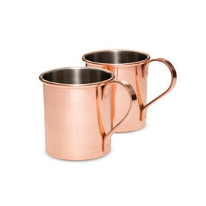 Mug vintage en cuivre martelé avec poignée en laiton, accessoires pour la maison en cuivre, poignée en cuivre écologique pour boissons à prix avantageux - Product Image 4