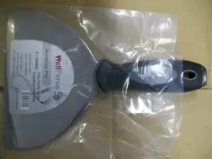 Raspador de paneles de yeso de grado industrial con mango suave y extremo de martillo de acero al carbono - Product Image 2