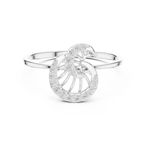 Anillo de Diamantes de Oro Sólido de 14k para Mujer, Corte Brillante Redondo, Anillo de Compromiso Clásico, Apilable, Diseño Minimalista, para Regalo - Product Image 6