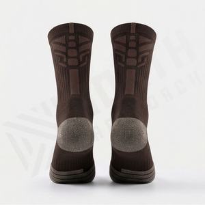 High Top Basketball <b>Socks</b> Mid Calf Thickened Towel Bottom Men Sports Breathable Cushion Athletic Durable Customized Color Pair - Product Image 2