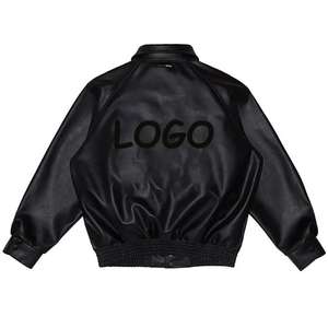 Chaqueta de Cuero de Diseño Personalizado, de Alta Calidad, Retro Clásica, con Triple Botonadura, Acolchada y Gruesa para Invierno, Estilo Urbano, Tipo Speed Racer - Product Image 2