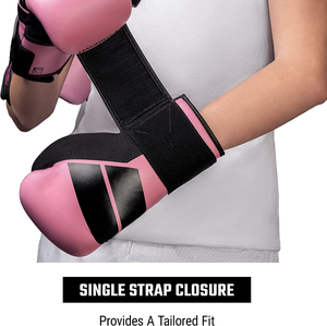 Gants de boxe Pink Ladies personnalisables, gants de sparring Winning rouges avec lacets, bandages de boxe pour adultes, différentes tailles pour équipement de boxe - Product Image 3