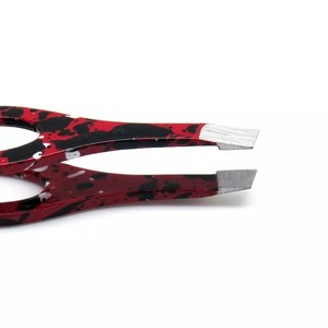 Pince à épiler professionnelle AQDAS INDUSTRIES en acier inoxydable imprimé, à pointe fine, écologique et durable pour femmes - Product Image 3