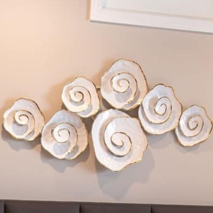 Metal <b>Wall</b> <b>Art</b> Set Abstract Circle Design Modern Contemporary <b>Geometric</b> Handmade Customizable Frame <b>Wall</b> Hanging Home Decor - Product Image 6