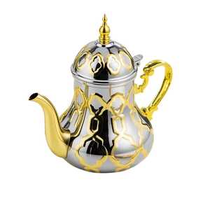 Traditional Brass Tea <b>Kettle</b> Handcrafted <b>Vintage</b> Style Metal Whistling Double Wall Eco-Friendly Durable Food Grade Coffee - Product Image 3