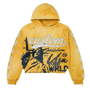 Wholesale OEM Pullover Hoodie French Terry Hoodie Custom Hoodie Low MOQ Factory Price Men - Product Image 4