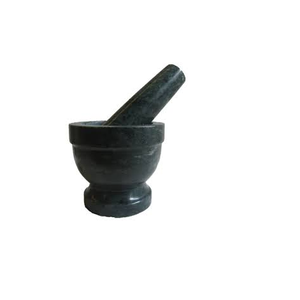 Mortero y Pilón de Mármol Natural Premium, Molinillo de Especias Hecho a Mano para Uso en la Cocina, Suministro de Energía Manual - Product Image 6