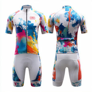 Conjunto de Ropa de Ciclismo para Hombre, Jersey de Ciclismo Ligero de Manga Corta con Compresión, Conjunto de Ropa de Ciclismo Personalizada - Product Image 2