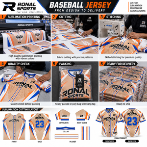 Camiseta de Béisbol RONAL SPORTS para Hombre, Manga Corta, Sublimada, con Estampado '23' en la Espalda, Absorbe la Humedad, Ajuste Atlético, para Todas las Temporadas - Product Image 5