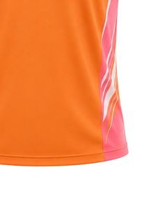 Customized Men Orange And Pink Quick Dry Sports TShirt Breathable Running Gym Workout Athletic Training Activewear Tee Top <b>Shirt</b> - Product Image 6