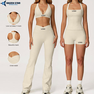 Women Yoga Set Seamless Gym Wear High Waist Leggings Sports Bra Fitness Workout Clothes Set - Product Image 2