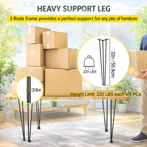 OEM Heavy Duty Metal <b>Table</b> Base Square Frame <b>Dining</b> <b>Table</b> Legs <b>for</b> Home Office Furniture EDPTBL000 - Product Image 3