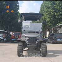 Voiturette de golf électrique tout-terrain pour adultes avec châssis en alliage d'aluminium, batterie au lithium et sièges pliants – Vente en gros