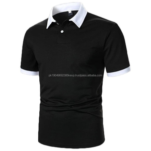 Camisetas Polo de Manga Corta para Hombre, Corte Personalizado, Ropa Casual de Alta Calidad en Colores Aleatorios, Envío DDP - Product Image 3