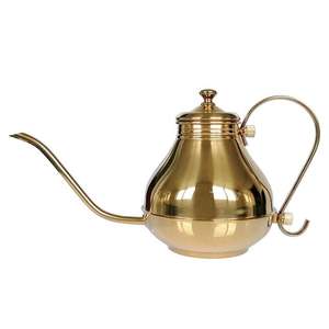 Tetera Árabe de Latón Antigua Hecha a Mano para Coleccionistas y Ceremonias Culturales, Atractiva para Importadores y Distribuidores - Product Image 1