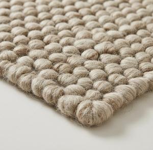 Alfombra Abstracta de Lana Hecha a Mano, Ecológica, Apta para Mascotas, Moderna, Minimalista, para Sala de Estar, Alfombra de Lana Gruesa y Suave con Bucles - Product Image 3