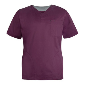 T-shirt médical à manches courtes à séchage rapide OEM pour hommes, vêtements médicaux personnalisés, hauts de blouse médicale pour hommes - Product Image 3